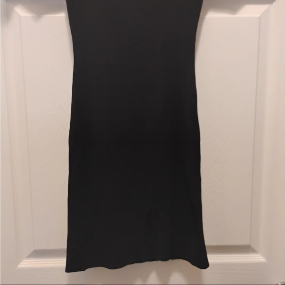 Guess Bodycon Black Casual Collared Chic Form Fitting Classy Dress Size L - Picture 4 of 8